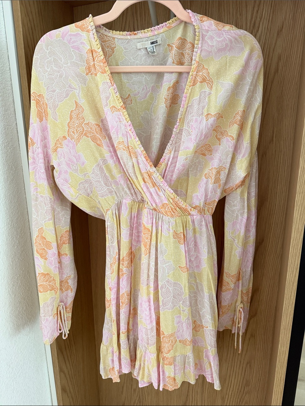 Amuse Society Pastel Floral dress